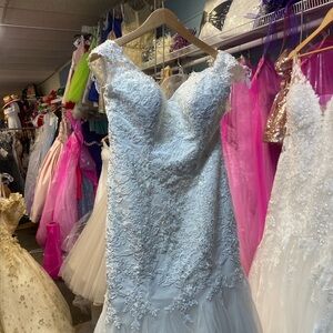 Mary's Cherries Boutique Elegant White Lace Dress